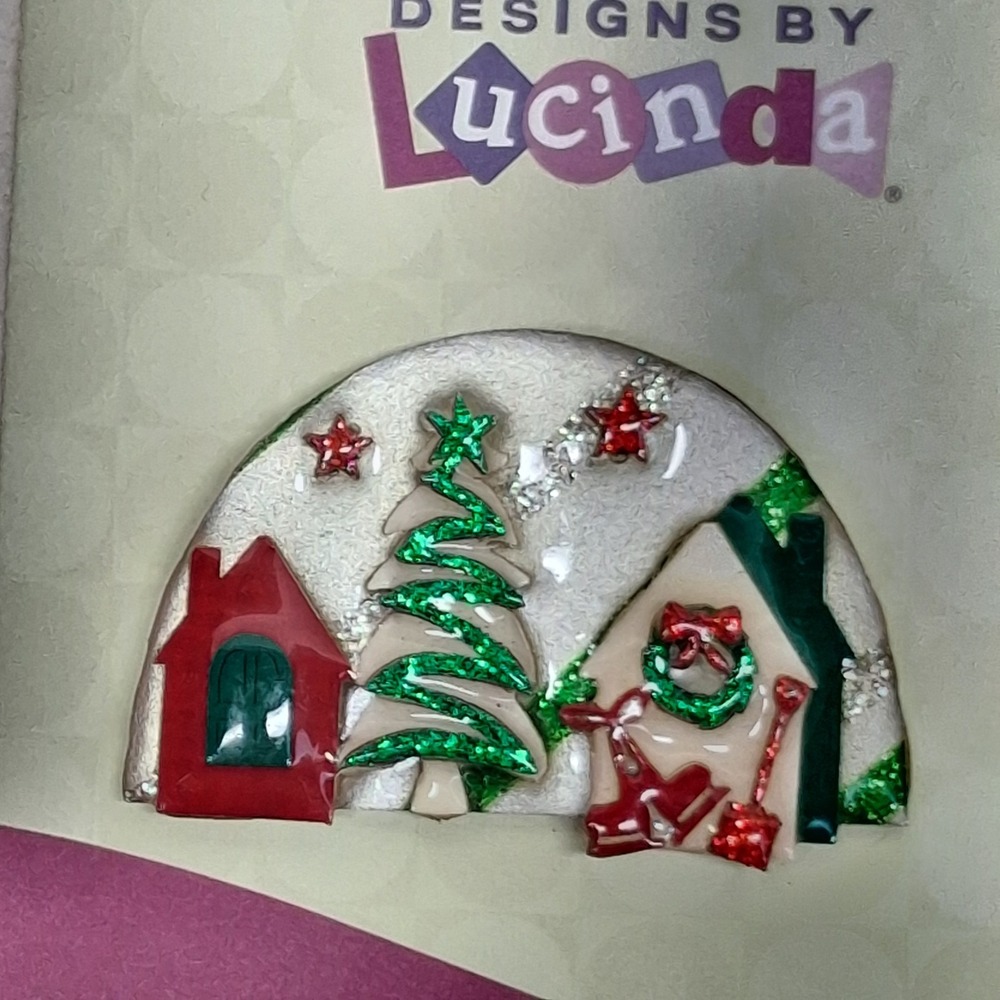Vintage Designs By Lucinda Christmas House Shovel Tree Pin Penn State University - Picture 2 of 6